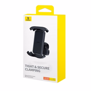Telefono laikiklis dviračiui Baseus QuickGo Series Bike Phone Mount Cluster juodas C40561500113-00