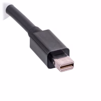 Lanberg AD-0006-BK vaizdo kabelio adapteris 0,2 m VGA (D-Sub) Mini DisplayPort Juoda
