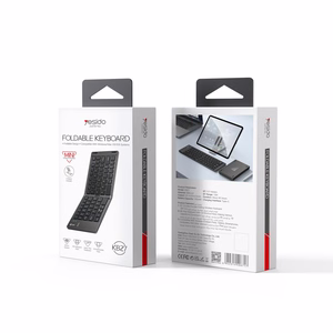 YESIDO FOLDABLE KEYBOARD KB27 150mAh BT 5.0 juodas