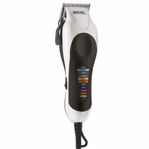 Wahl Color Pro Plus 10 Attachments – машинка для стрижки волос с 10 насадками, чёрная/белая