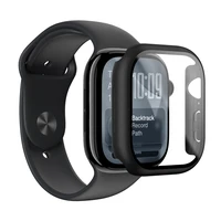 AmazingThing Radix Glass Screen Protector with Case for Apple Watch Series 11 42mm - Black