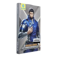 LCD apsauginis stikliukas 5D Mr. Monkey Glass (Airbag Anti-Broken) Apple iPhone 17 Pro Max juodas