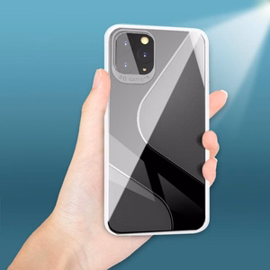 S-Case lankstus dangtelis TPU dėklas Huawei P40 Lite E mėlynas