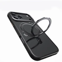 Tech-Protect MagRing Magnetinis dėklas telefonui iPhone 17 Pro - Matinis juodas