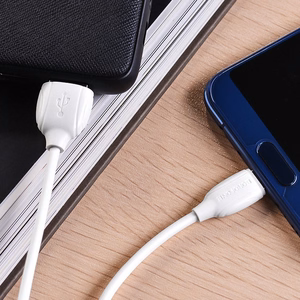 USB kabelis Borofone BX19 USB-A to USB-C 1.0m baltas