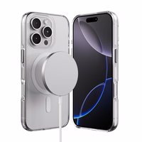 Crong Clear MAG Pro - iPhone 16 Pro Max MagSafe dėklas (Clear)