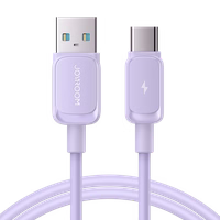 Joyroom Multi-Color Series A14 USB-A / USB-C 3A 1.2 m kabelis - violetinis