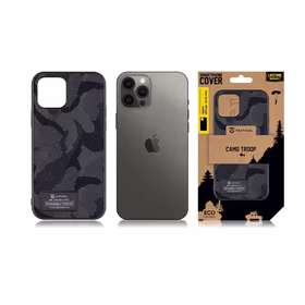 Tactical Camo Troop Dėklas for Apple iPhone 12/12 Pro Juodas