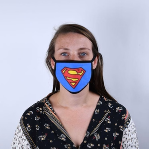 Superman apsauginė veido kaukė su trigubu filtru