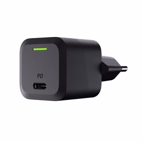 USB įkroviklis Green Cell PowerGaN 33W PD 3.0 QC 3.0 1x USB-C juodas