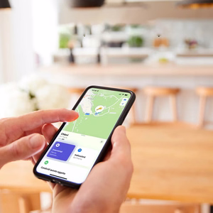SBS Track My Circle водонепроницаемый локатор IP65 совместимый с Apple Find My - белый