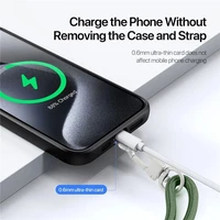 DUX DUCIS Plaz – kryžminė telefono dirželė – žalia