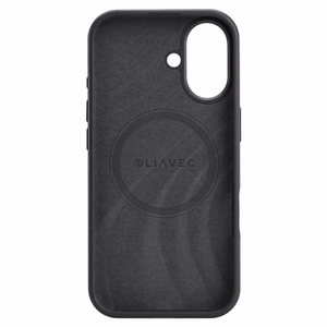Liavec Silky Case with Metal Camera Frame for Iphone 17 black