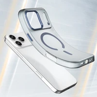 Dėklas telefonui iPhone 17 Pro Max - Magnētinis abrazyvinis dėklas, suderinamas su MagSafe - matinis mėlynas