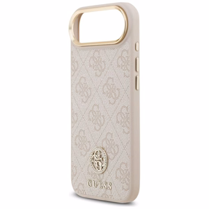 Guess 4G Strass Logo Magnetinis dėklas telefonui iPhone Air - rožinė