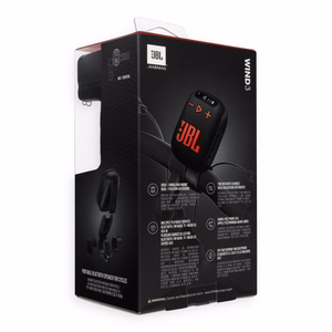 Wireless speaker JBL Wind 3 with handlebar holder black and orange