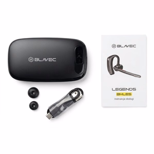 Blavec Legend 5 Multipoint Bluetooth ausinė su mikrofonu (BHLE5-B), juoda
