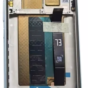 Originalus mėlynas Xiaomi 17T 5G ekrano modulis su jutikliniu stiklu ir rėmeliu (serviso pakuotė)