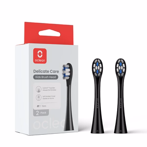 Oclean Kids šepetėlių galvutės 2 vnt. P3K8, juodos