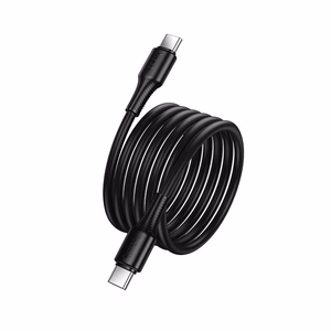 Kabelis USB C į USB C Hoco 3A 60W 1 m X120 juodas