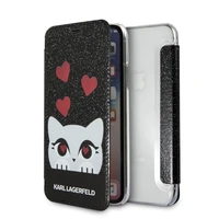 Karl Lagerfeld Valentine iPhone X/Xs dėklas telefonui - juodas