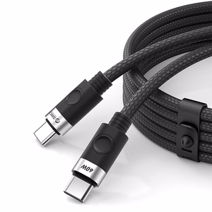 Orico CDX 60W 3A Power Delivery USB-C - USB-C 1m Laidas - juodas