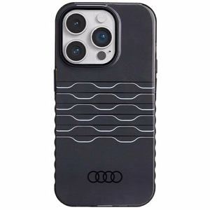 Audi IML Magnetinis dėklas telefonui iPhone 14 Pro - juodas