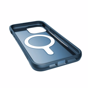 Raptic X-Doria Clutch dėklas iPhone 14 Pro Max su Magnetine galinė mėlyna danga