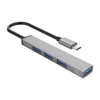 Orico AH-13 USB-C Hub prijungimo stotelė 1x USB-A 3.0 + 3x USB-A 2.0 - pilka