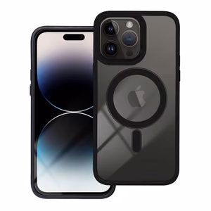 Case for iPhone 14 PRO MAX Color Edge Mag Cover compatible with MagSafe black