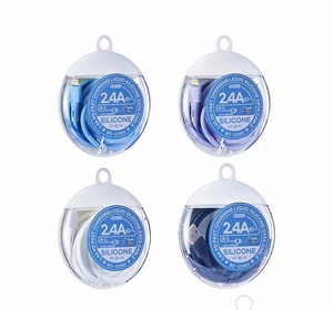 LAIDAS REMAX LEYA SERIES RC-C093 2,4A USB/MICRO USB baltas