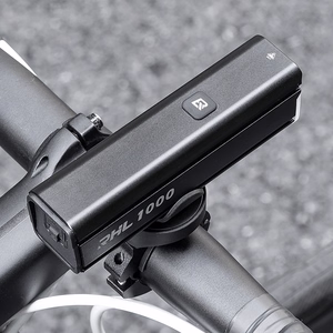 Rockbros 24610002001 priekinis dviračio žibintas 1000 lm + USB-C - USB-A laidas - juodas