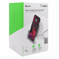 Belkin belaidis įkroviklis+garsiakalbis 10W baltas AUF001VFWH