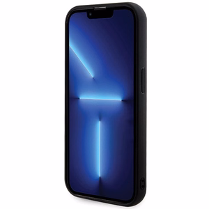 Guess Sequin Script Metal dėklas telefonui iPhone 13 Pro / 13 - juodas