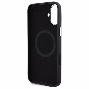 BMW M lygus pilnai apvyniotas metalinis magnetinis dėklas iPhone 16 Plus - juodas