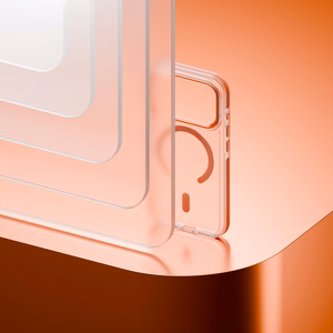 Etteri Icy Mag dėklas telefonui iPhone 17 Pro Max oranžinis
