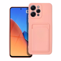 Kortelių dėklas telefonui XIAOMI Redmi 12 4G rožinis