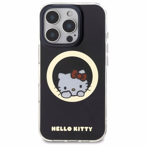Hello Kitty IML Sweet Kitty magnetinis MagSafe dėklas iPhone 16 Pro Max - juodas