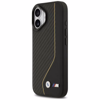 BMW M Carbon Line & Logo MagSafe Dėklas for iPhone 17 - geltonas