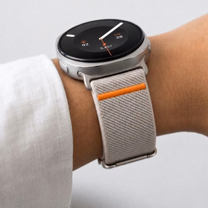 Tech-Protect Nylon Clasp dirželis, skirtas „Samsung Galaxy Watch 40/44/46 mm“ – smėlio spalvos