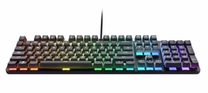 Trust GXT 871 Zora QWERTY US English - USB žaidimų klaviatūra (juoda)