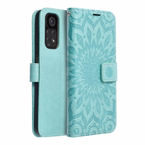 MEZZO knyginis dėklas telefonui XIAOMI Redmi Note 11 / 11S mandala žalia