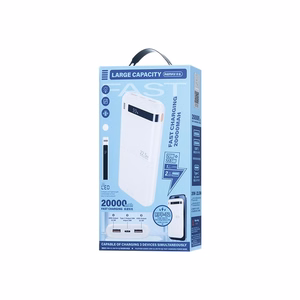 Išorinė baterija Remax RPP-72 22.5W 20000mAh, juoda