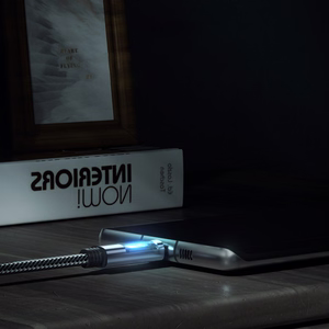 Orico LDC2C USB-C–USB-C PD laidas su LED ekranu, 100 W, 480 Mbps, 2 m, 2 vnt. – juodas