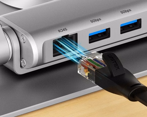 Регулируемая подставка для ноутбука + USB-C HDMI хаб Unitek D1109B01 PD 100W
