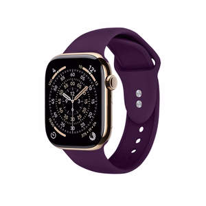 Crong Liquid dirželis, skirtas Apple Watch 38 / 40 / 41 / 42 mm, slyvų spalvos