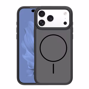 Frame Thin Mag dėklas for iPhone 17 Pro Max 6,9" juodas