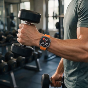 Tech-Protect Iconband Pro dirželis, skirtas „Samsung Galaxy Ultra 47 mm“ – oranžinis