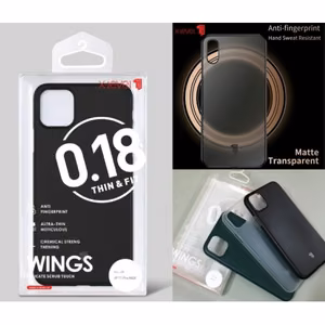 Dėklas X-Level Wings skirtas Apple iPhone 11 Pro Max skaidrus matinis