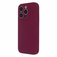 Dėklas Minkšto prisilietimo Mag iPhone 14 Pro 6,1" burgundinis (m)
